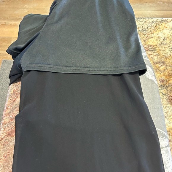 🖤”Mi Ami” Elegant Black Ruffle “Chiffon” Belted Jumpsuit and Zip Back Size XS 🖤 - Picture 6 of 13